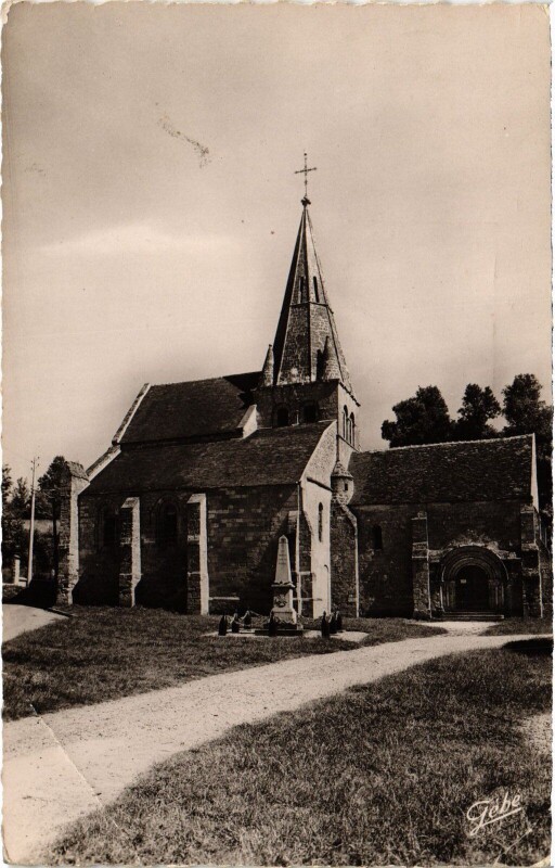 Carte postale ancienne Gaillon Eglise