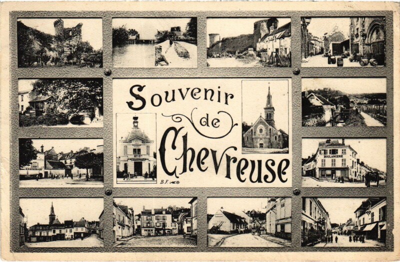 Carte postale ancienne Chevreuse Scenes à Chevreuse