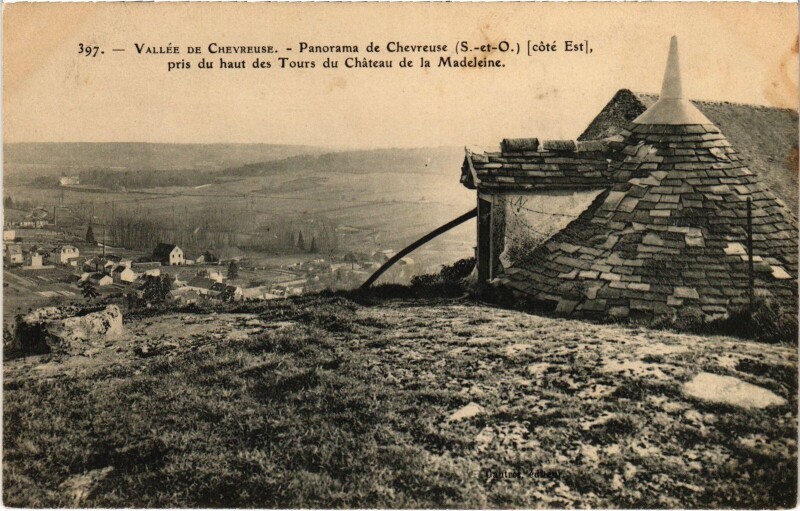 Carte postale ancienne Chevreuse Panorama - Cote Est à Chevreuse