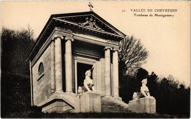 Carte postale ancienne Tombeau de Montgomery - Vallee de Chevreuse à Chevreuse