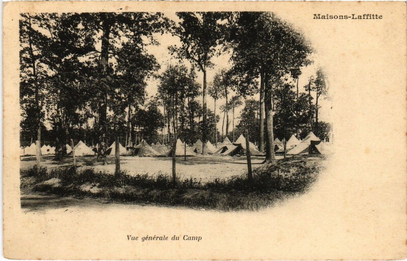 Carte postale ancienne Maisons-Laffitte Camp - Vue Generale à Maisons-Laffitte