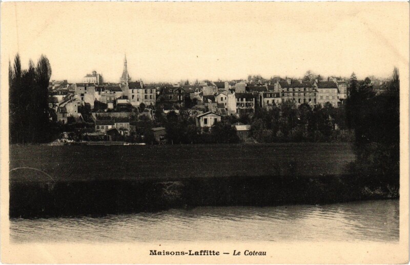 Carte postale ancienne Maisons-Laffitte Le Coteau à Maisons-Laffitte