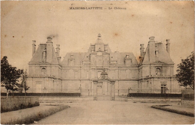 Carte postale ancienne Maisons-Laffitte Le Chateau à Maisons-Laffitte