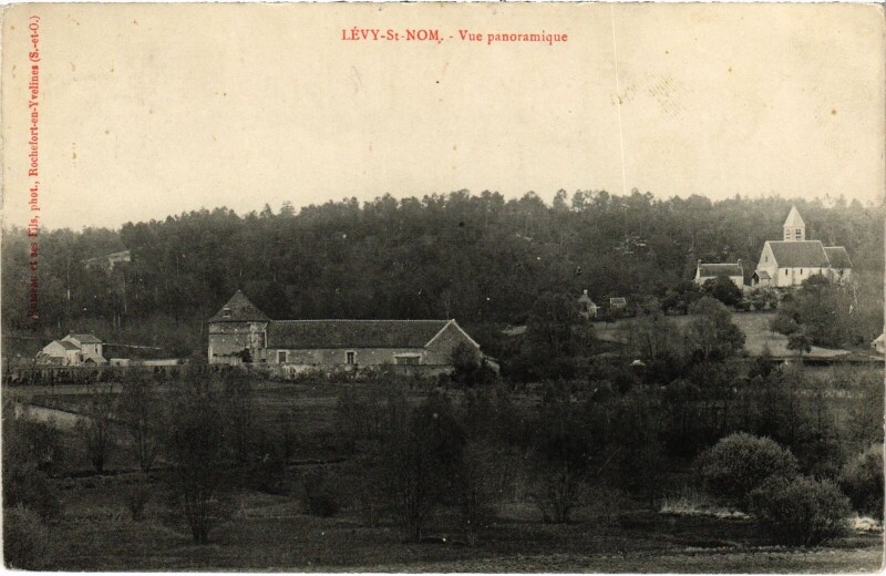 Carte postale ancienne Levy-Saint-Nom Vue Panoramique