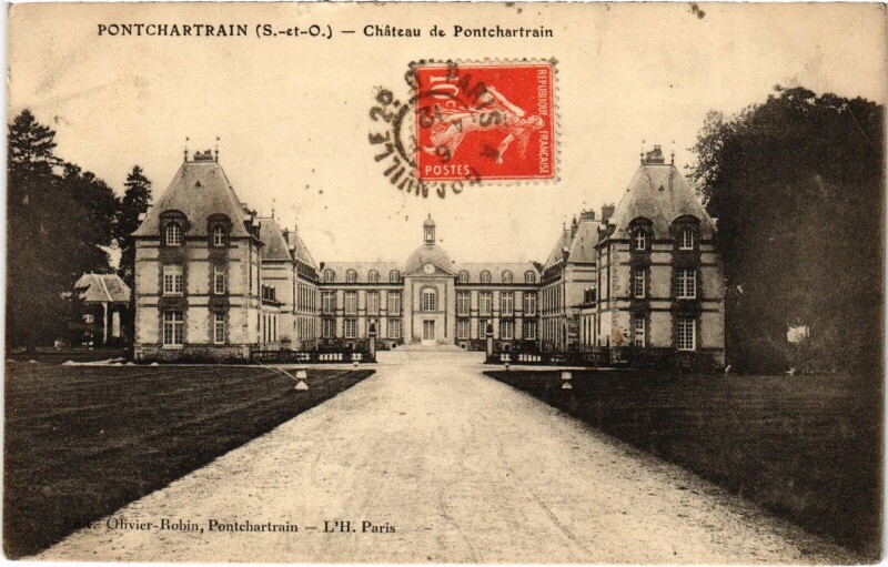 Carte postale ancienne Pontchartrain Chateau