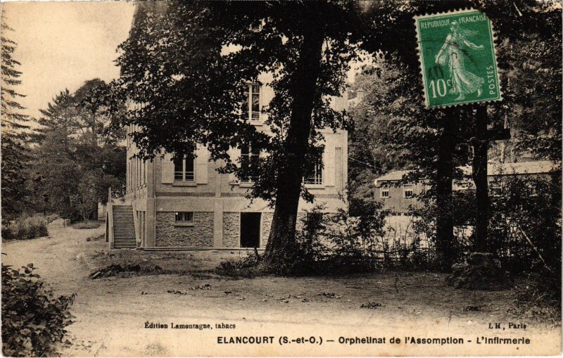 Carte postale ancienne Elancourt Orphelinat de l'Assomption - Infirmerie