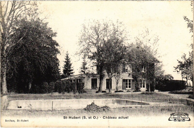 Carte postale ancienne Saint-Hubert Chateau Actuel