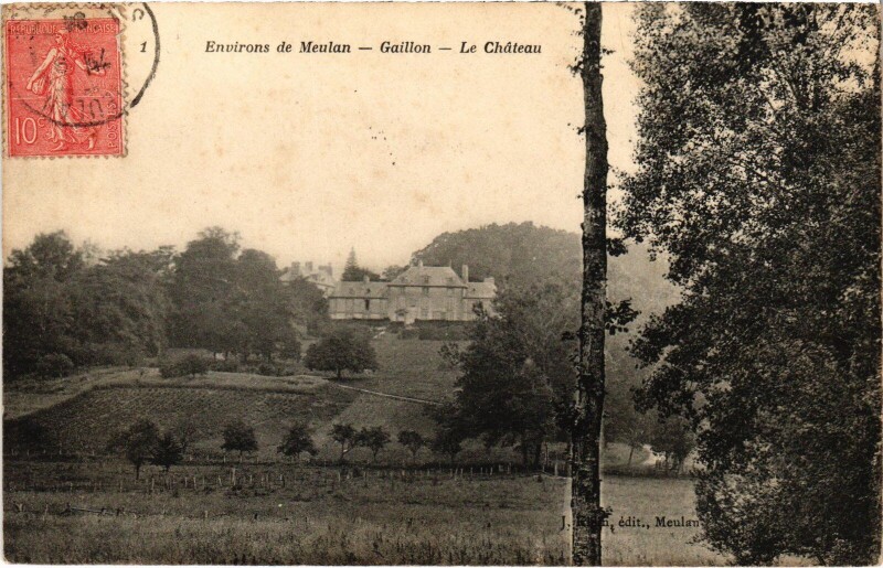 Carte postale ancienne Gaillon Le Chateau
