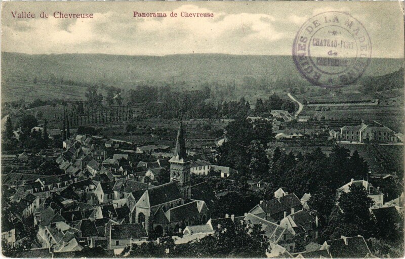 Carte postale ancienne Chevreuse Panorama à Chevreuse