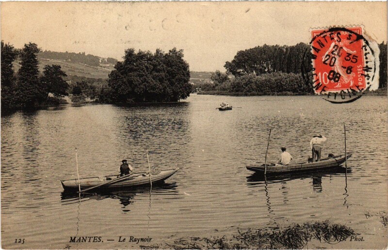 Carte postale ancienne Mantes-la-Jolie Le Raynoir à Mantes-la-Jolie