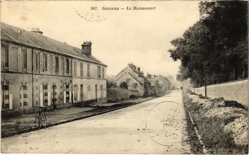 Carte postale ancienne Gazeran Le Buissonnet à Gazeran