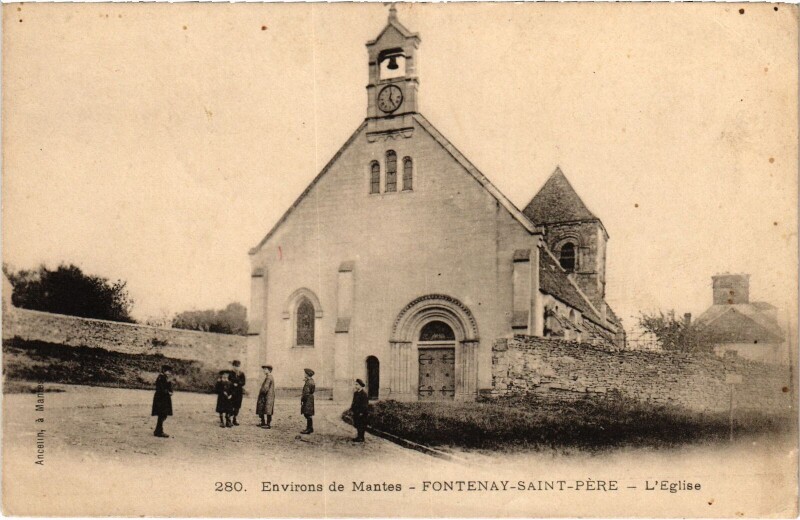 Carte postale ancienne Fontenay-Saint-Pere Eglise