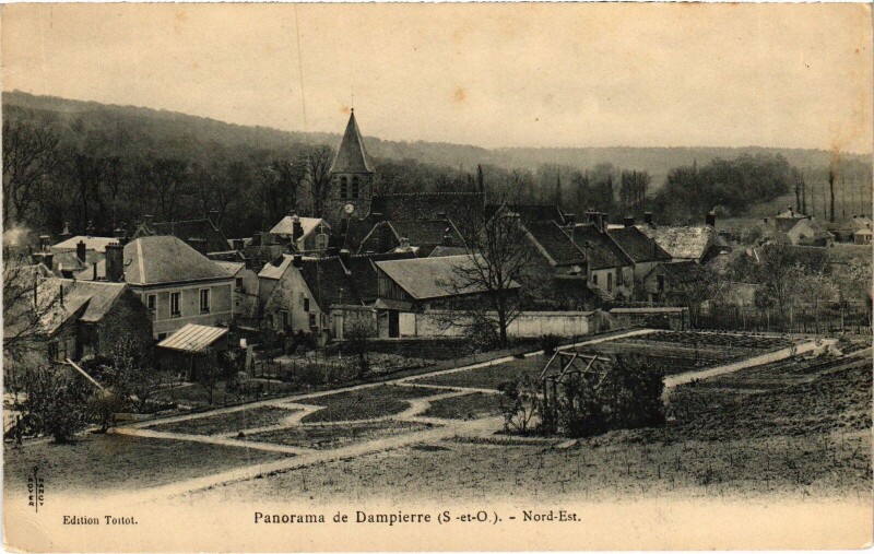 Carte postale ancienne Dampierre Panorama Nord-Est