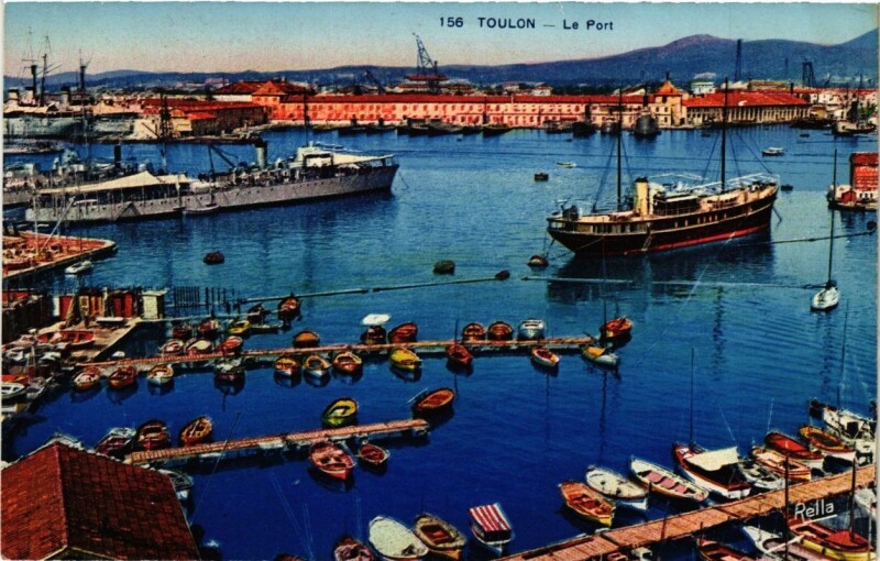 Carte postale ancienne Toulon Le Port à Toulon