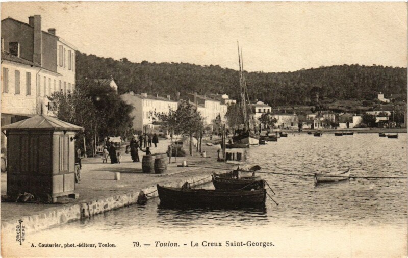 Carte postale ancienne Toulon Le Creux Saint-Geroges à Toulon