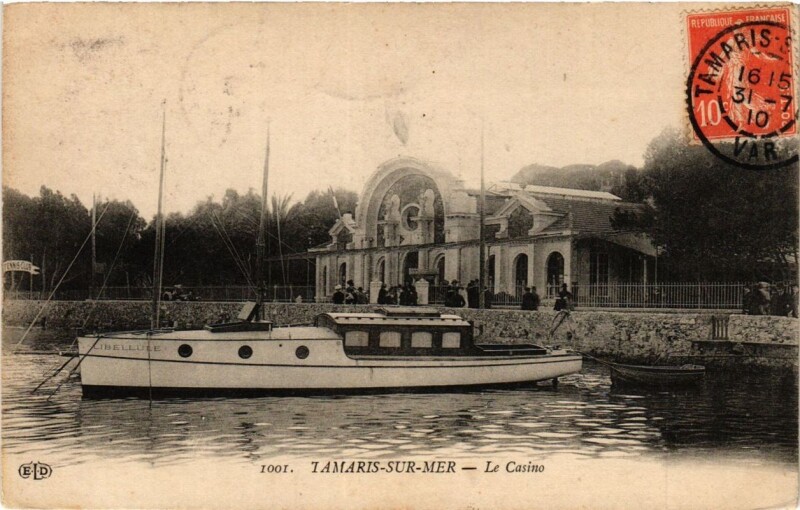 Carte postale ancienne Tamaris-sur-Mer-Le Casino