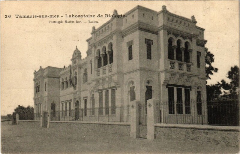 Carte postale ancienne Tamaris-sur-Mer-Laboratoire de Biologie