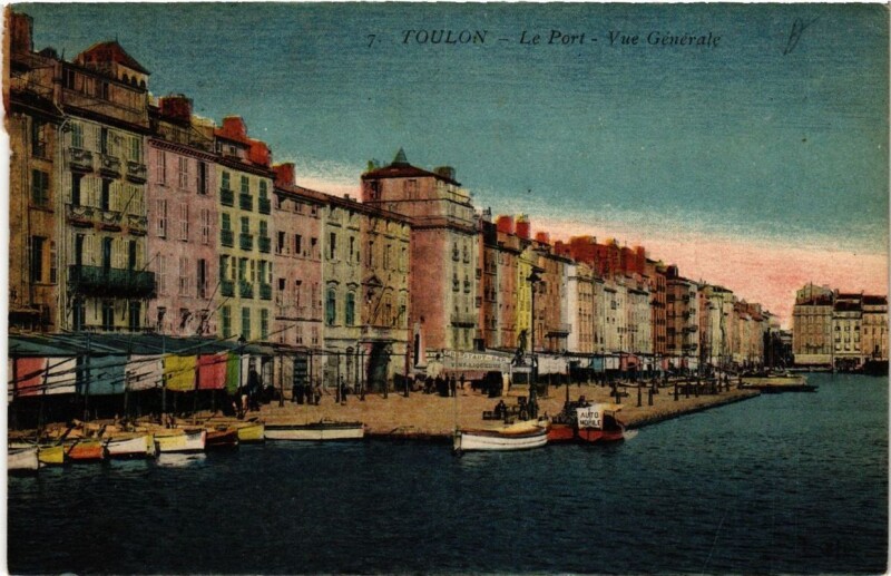 Carte postale ancienne Toulon Le Port-Vue générale à Toulon