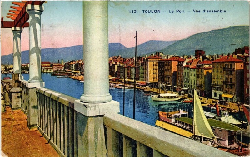 Carte postale ancienne Toulon Le Port-Vue d'ensemble à Toulon