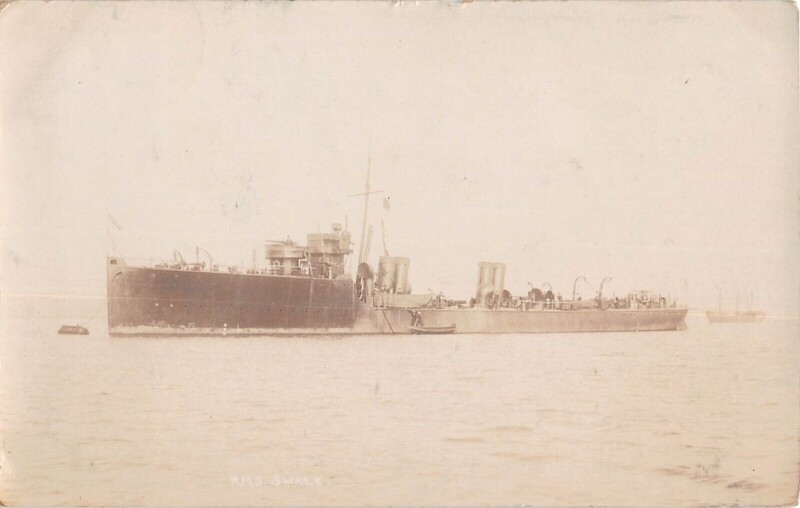 Carte postale ancienne Marine - Paquebot - Carte Photo Du Paquebot Swale
