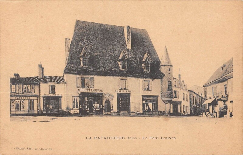 Carte postale ancienne La Pacaudiere - Le Petit Louvre
