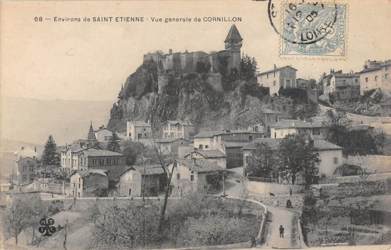 Carte postale ancienne Vue Generale De Cornillon