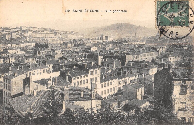 Carte postale ancienne Saint Etienne - Vue Generale