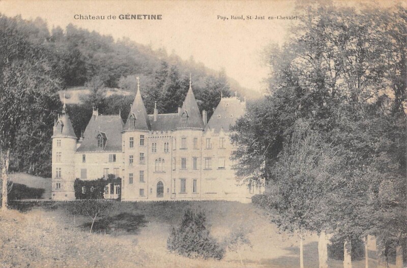 Carte postale ancienne Chateau De Genetine