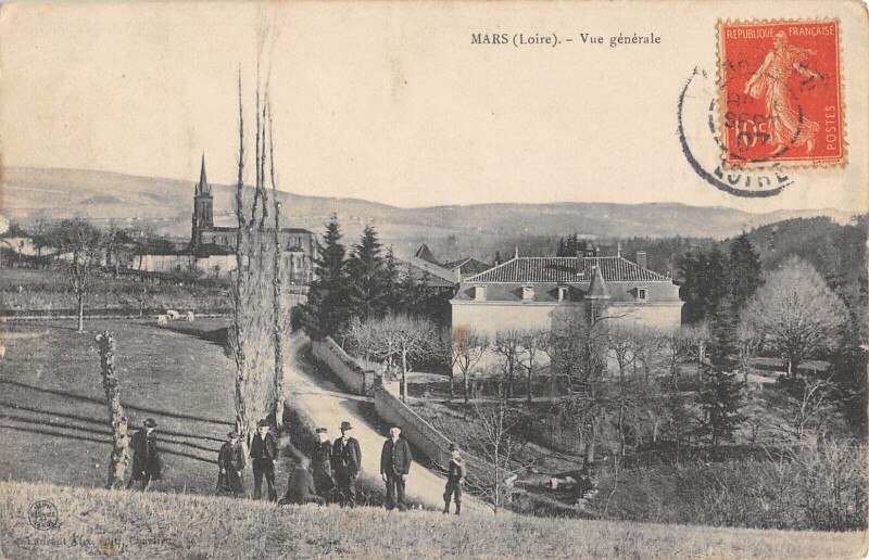 Carte postale ancienne Mars - Vue Generale