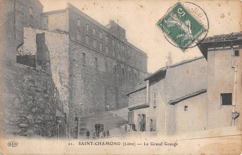 Carte postale ancienne Saint Chamond - La Grand Grange à Saint-Chamond