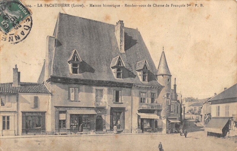 Carte postale ancienne La Pacaudiere - Rendez Vous De Chasse De Francois 1ER