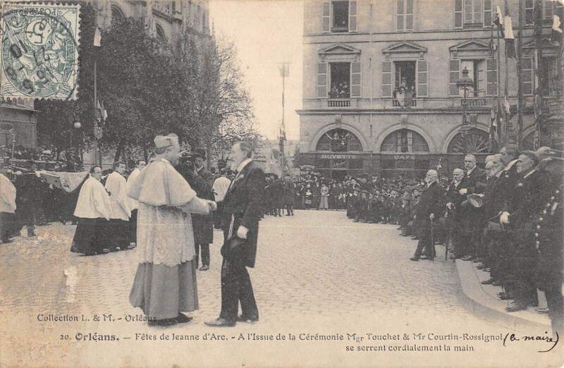 Carte postale ancienne Orleans - Fetes Jeanne D'Arc - A L'Issue De La Ceremonie - Tohcet Courtin