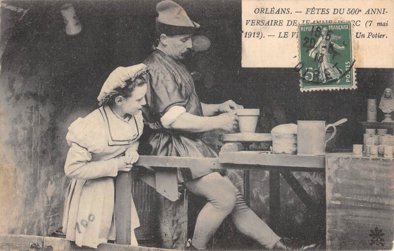 Carte postale ancienne Orleans - Fetes Jeanne D'Arc - Un Potier