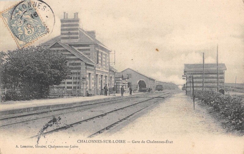 Carte postale ancienne Chalonnes Sur Loire - Gare De Chalonnes Etat à Chalonnes-sur-Loire