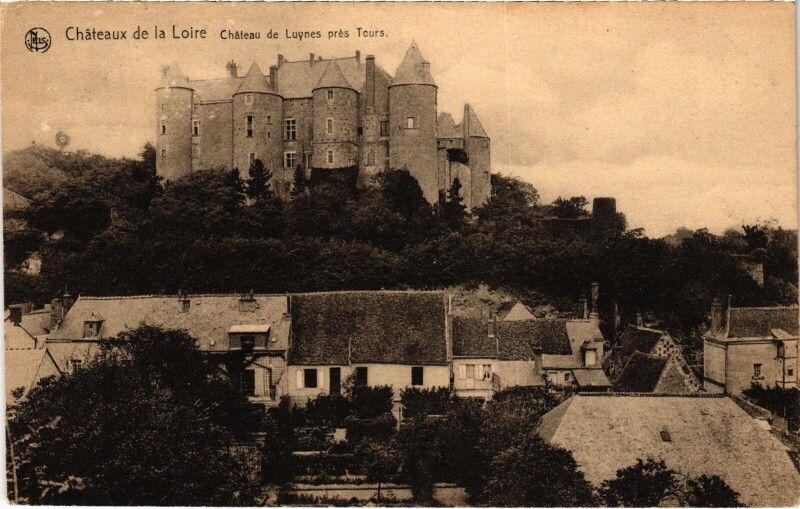 Carte postale ancienne Luynes Le Chateau à Luynes
