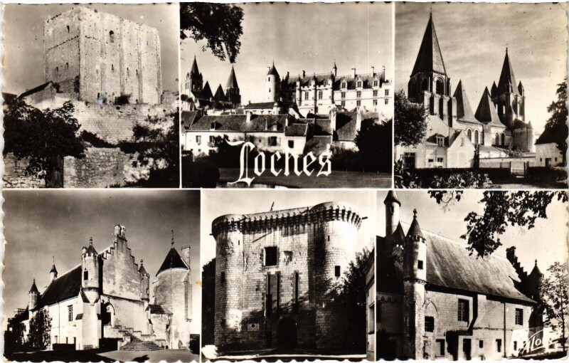 Carte postale ancienne Loches souvenir à Loches