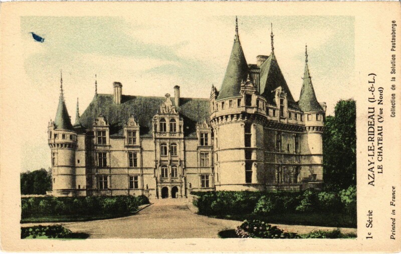 Carte postale ancienne Azay le Rideau Le Chateau à Azay-le-Rideau