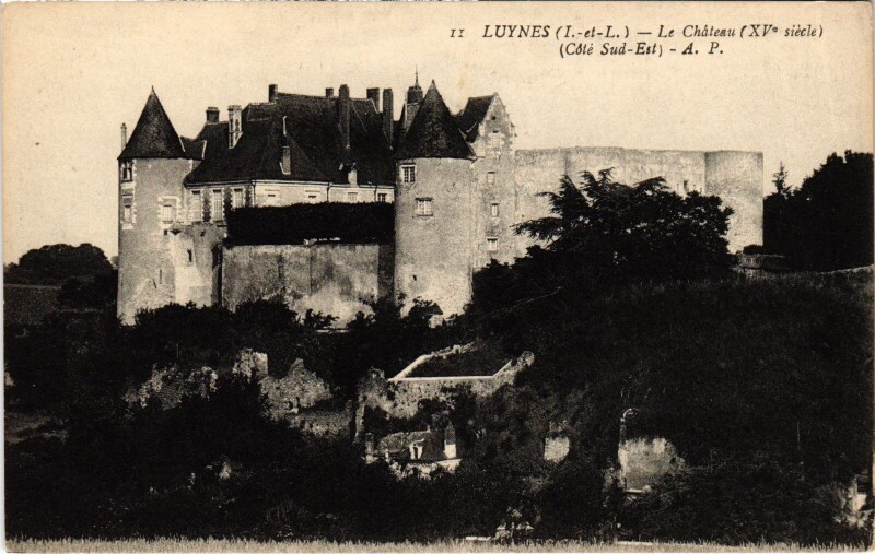 Carte postale ancienne Luynes le Chateau à Luynes