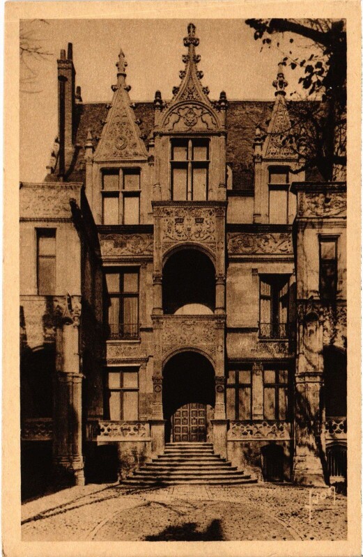 Carte postale ancienne Tours Hotel Gouin à Tours