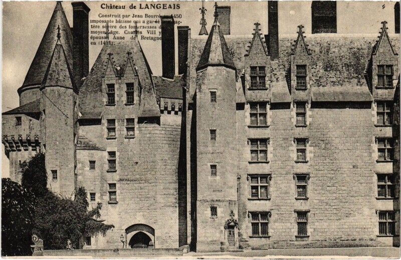 Carte postale ancienne Langeais Le Chateau à Langeais