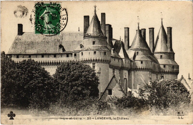Carte postale ancienne Langeais Le Chateau à Langeais