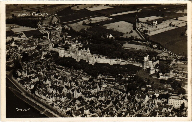 Carte postale ancienne Chinon à Chinon