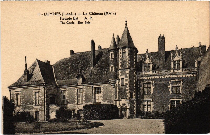 Carte postale ancienne Luynes le Chateau à Luynes