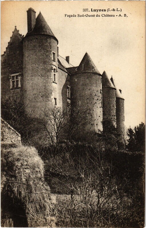 Carte postale ancienne Luynes le Chateau à Luynes