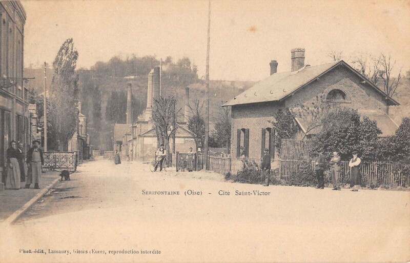 Carte postale ancienne Serifontaine - Cite Saint Victor