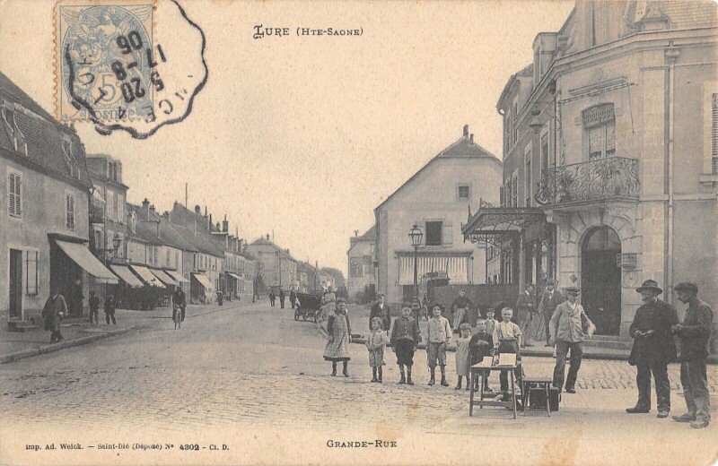 Carte postale ancienne Lure - Grande Rue
