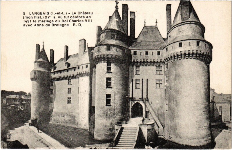 Carte postale ancienne Langeais Le Chateau à Langeais