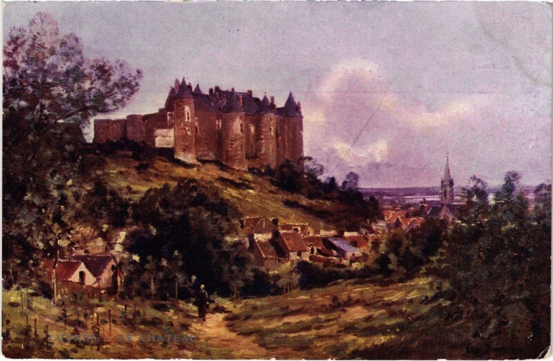 Carte postale ancienne Luynes Le Chateau à Luynes