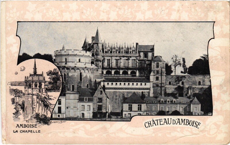 Carte postale ancienne Amboise Le Chateau à Amboise