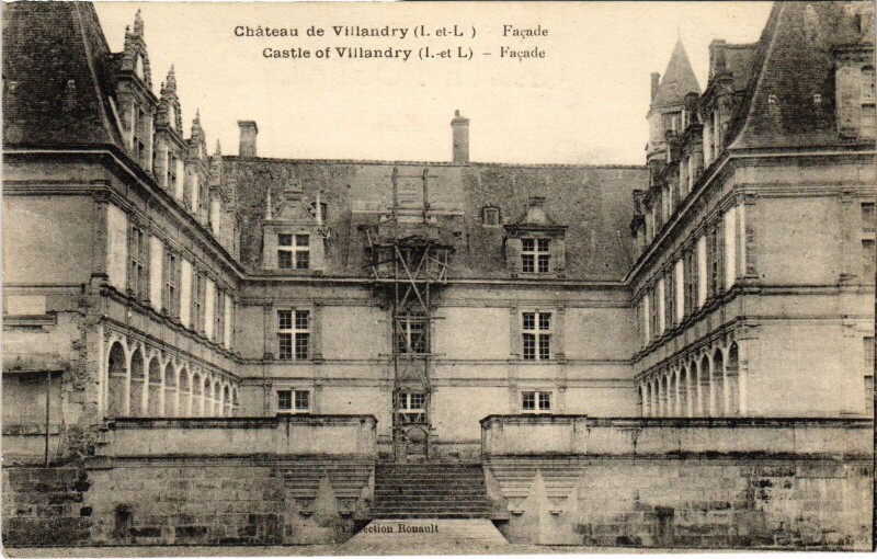 Carte postale ancienne Villandry Chateau de Villandry à Villandry